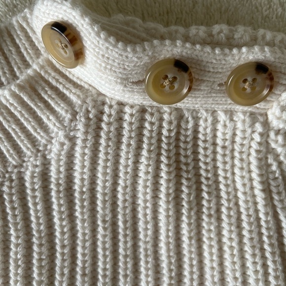 Talbots Ribbed Knit Sweater - Cream - Picture 7 of 8